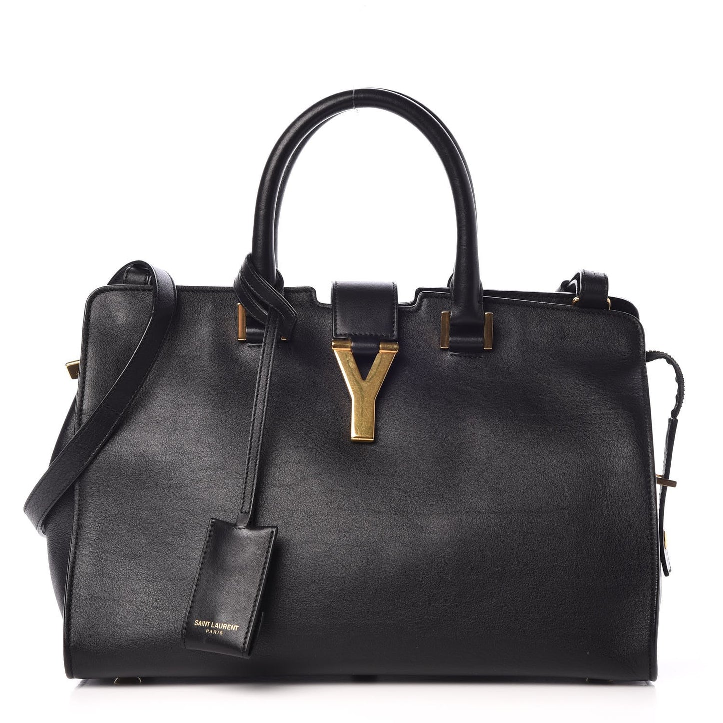 Calfskin Small Classic Y Cabas Black