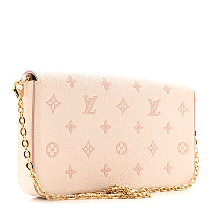 Louis Vuitton Empreinte Monogram Felicie Pochette Chain Wallet Eden 4 of 10