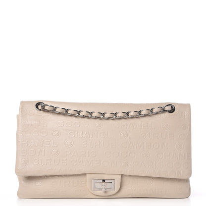 Chanel Calfskin Unlimited Jumbo Double Flap Off White 1 of 8
