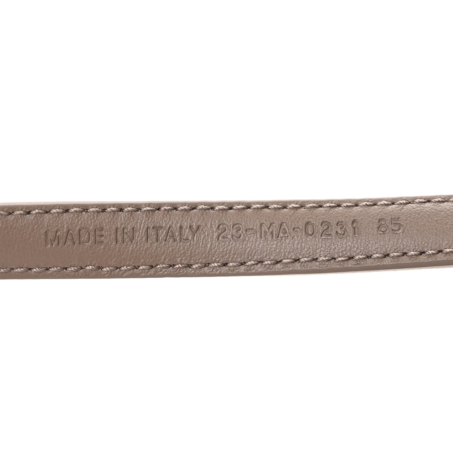 Calfskin Bobby CD Belt 85 Taupe