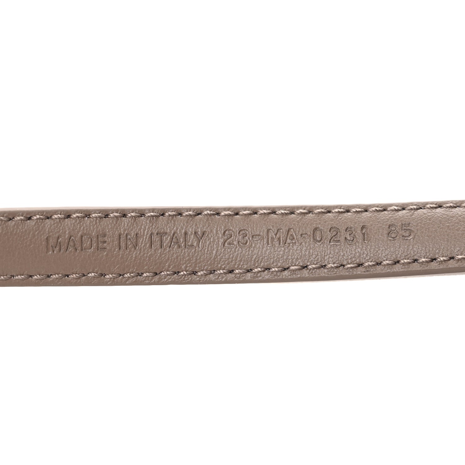 Christian Dior Calfskin Bobby CD Belt 85 Taupe 4 of 6