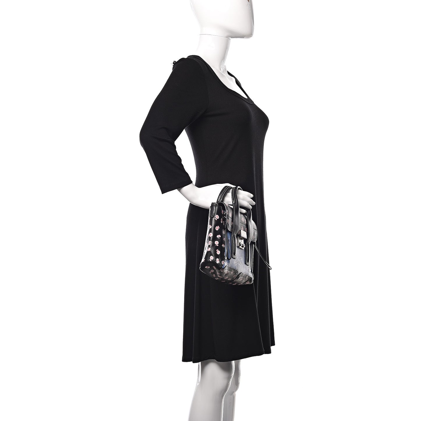 3.1 Calfskin Mini Pashli Floral Print Multicolor