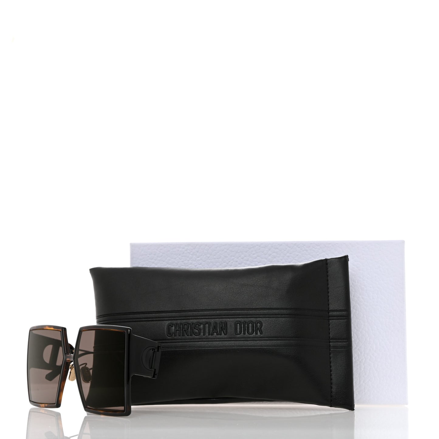 Square 30 Montaigne Sunglasses Havana