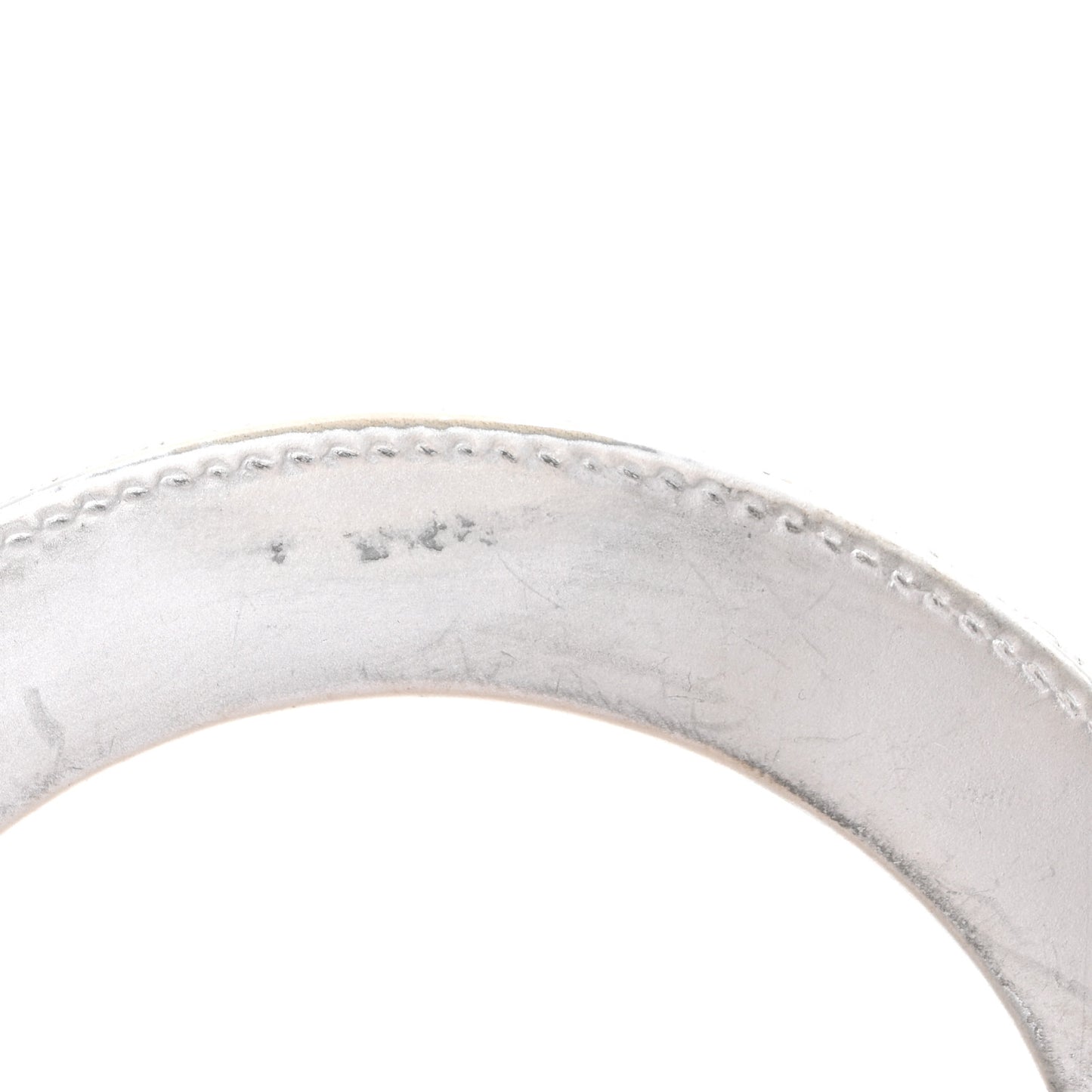 Metallic Patent Micro-Cannage Medium Lady Dior Silver