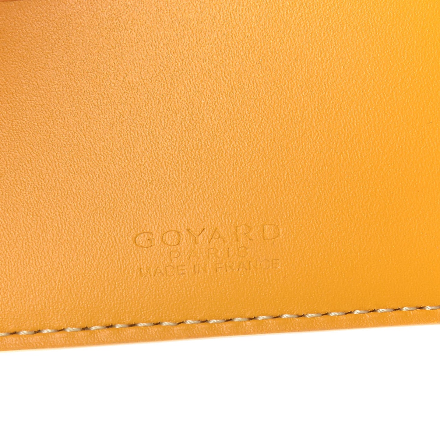 Goyardine Bi-Fold Victoire PM Wallet Yellow