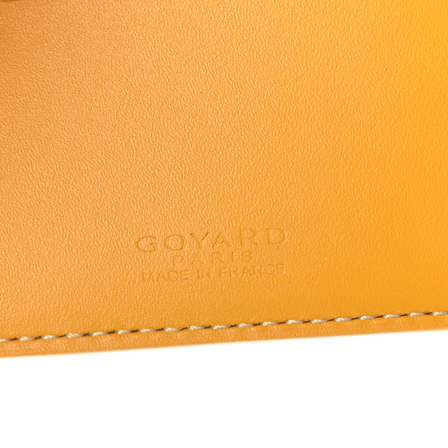 Goyard Goyardine Bi-Fold Victoire PM Wallet Yellow 6 of 6