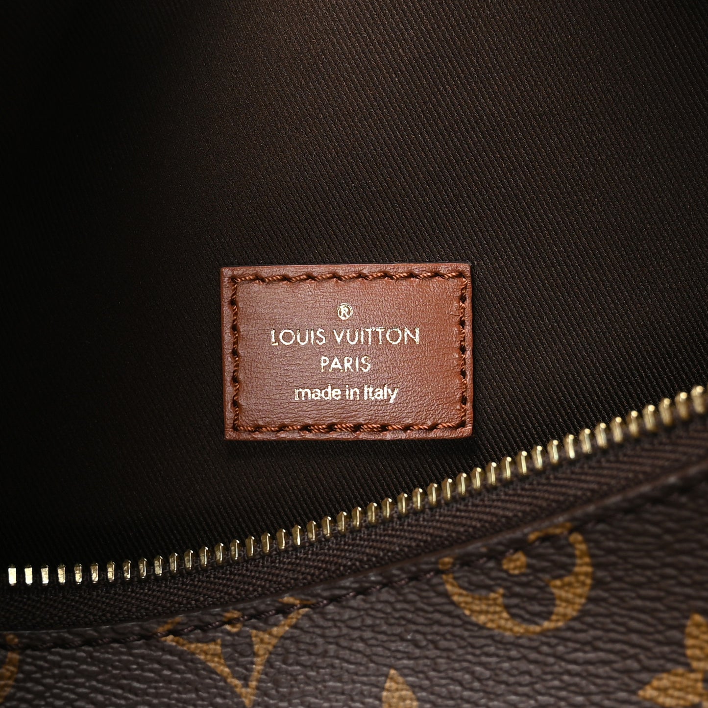 Reverse Monogram Loop Hobo