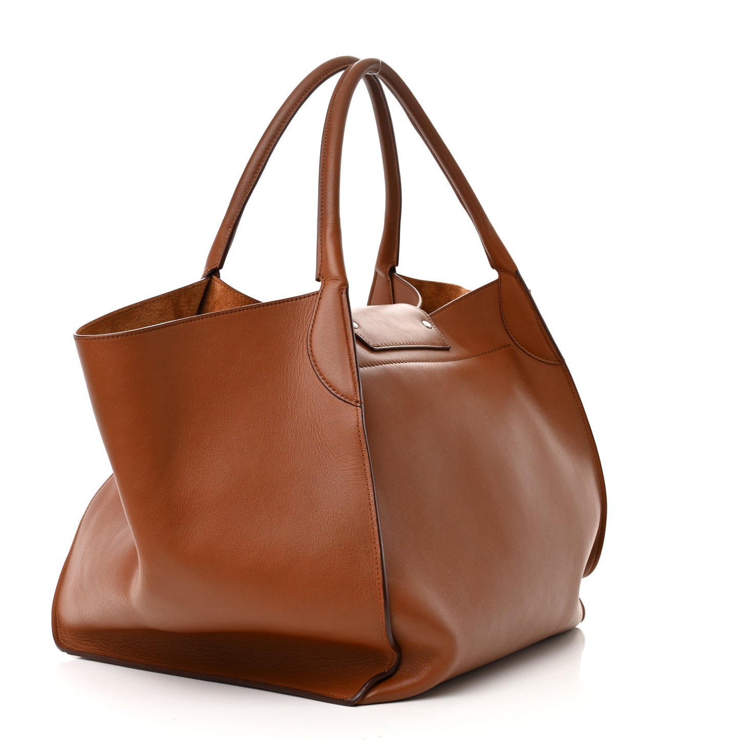 Smooth Calfskin Medium Big Bag Tan