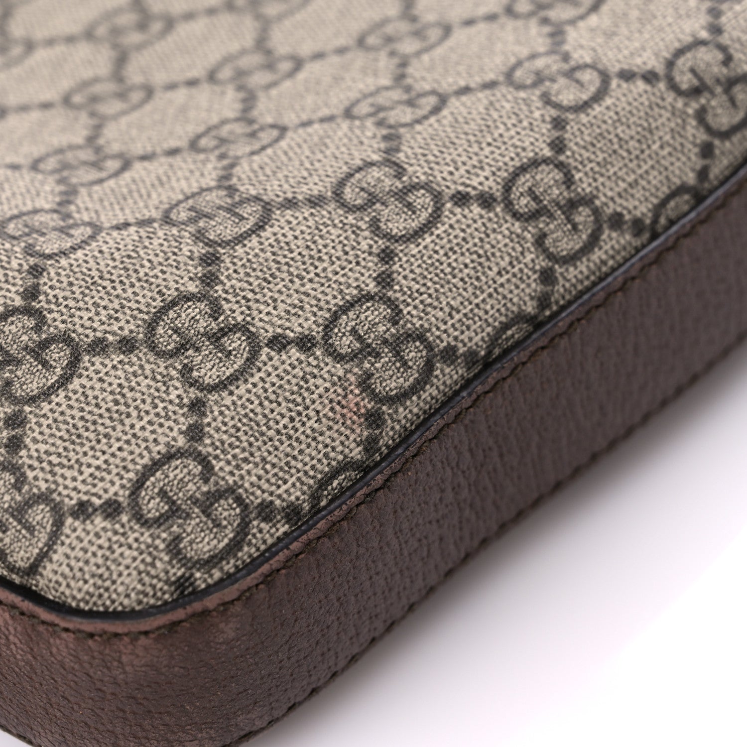 Gucci Soft GG Supreme Monogram Courrier Web Medium Flat Messenger Bag Beige New Acero Multicolor 16 of 25