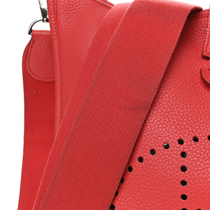 Hermes Taurillon Clemence Evelyne III PM Bougainvillea 11 of 12