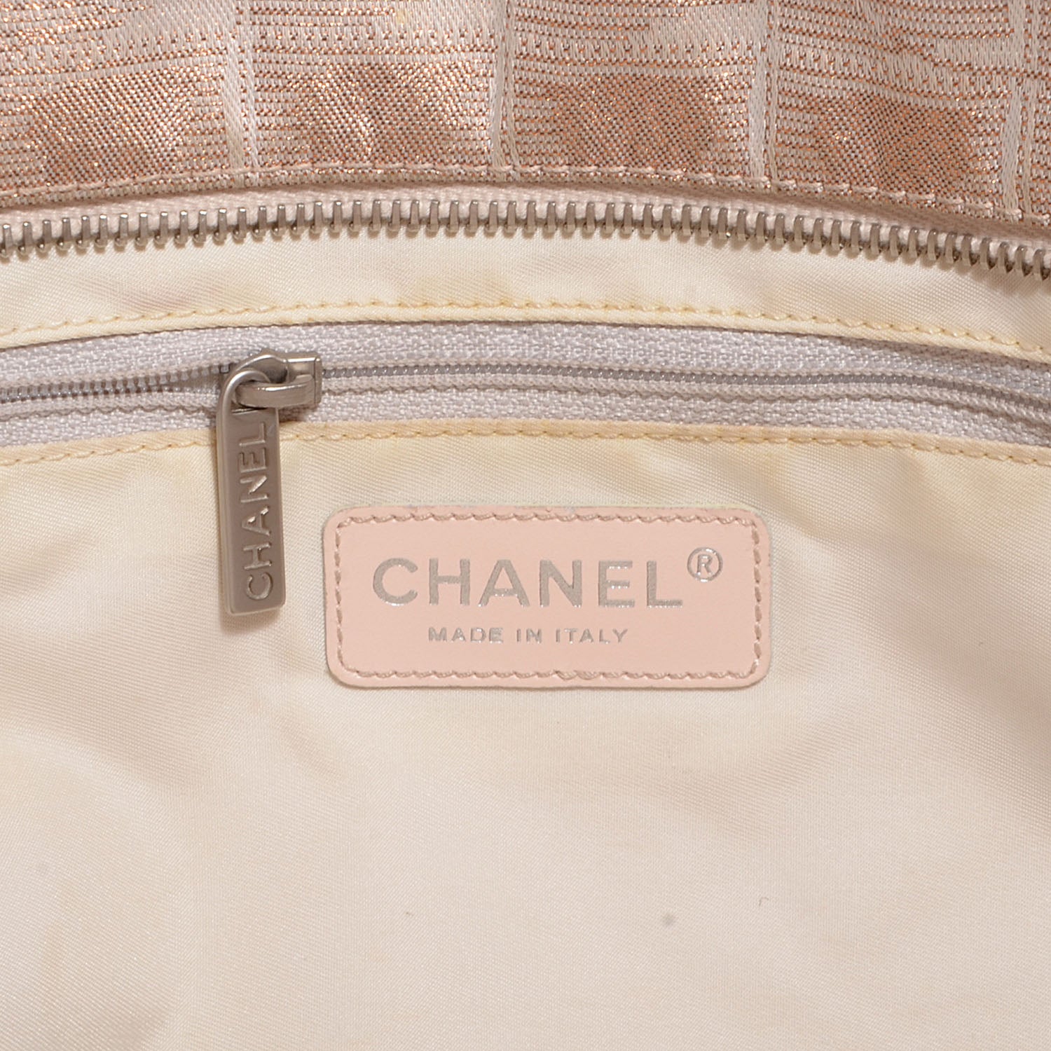 Chanel Nylon Travel Large Tote Beige 6 of 7
