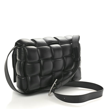 Bottega Veneta Nappa Maxi Intreccio Padded Cassette Crossbody Bag Black 3 of 10