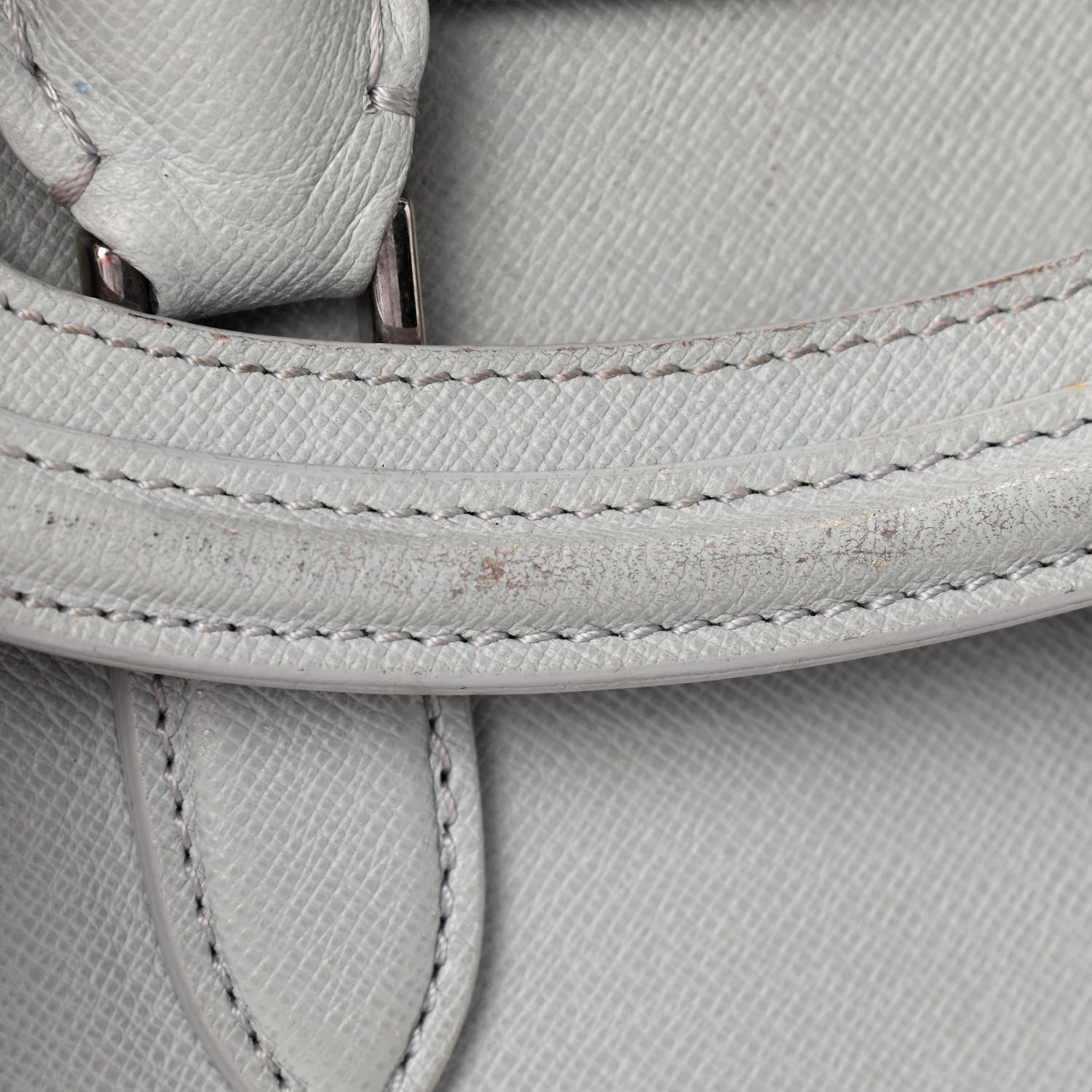 Alexander McQueen Calfskin Small Heroine Light Grey 9 of 12