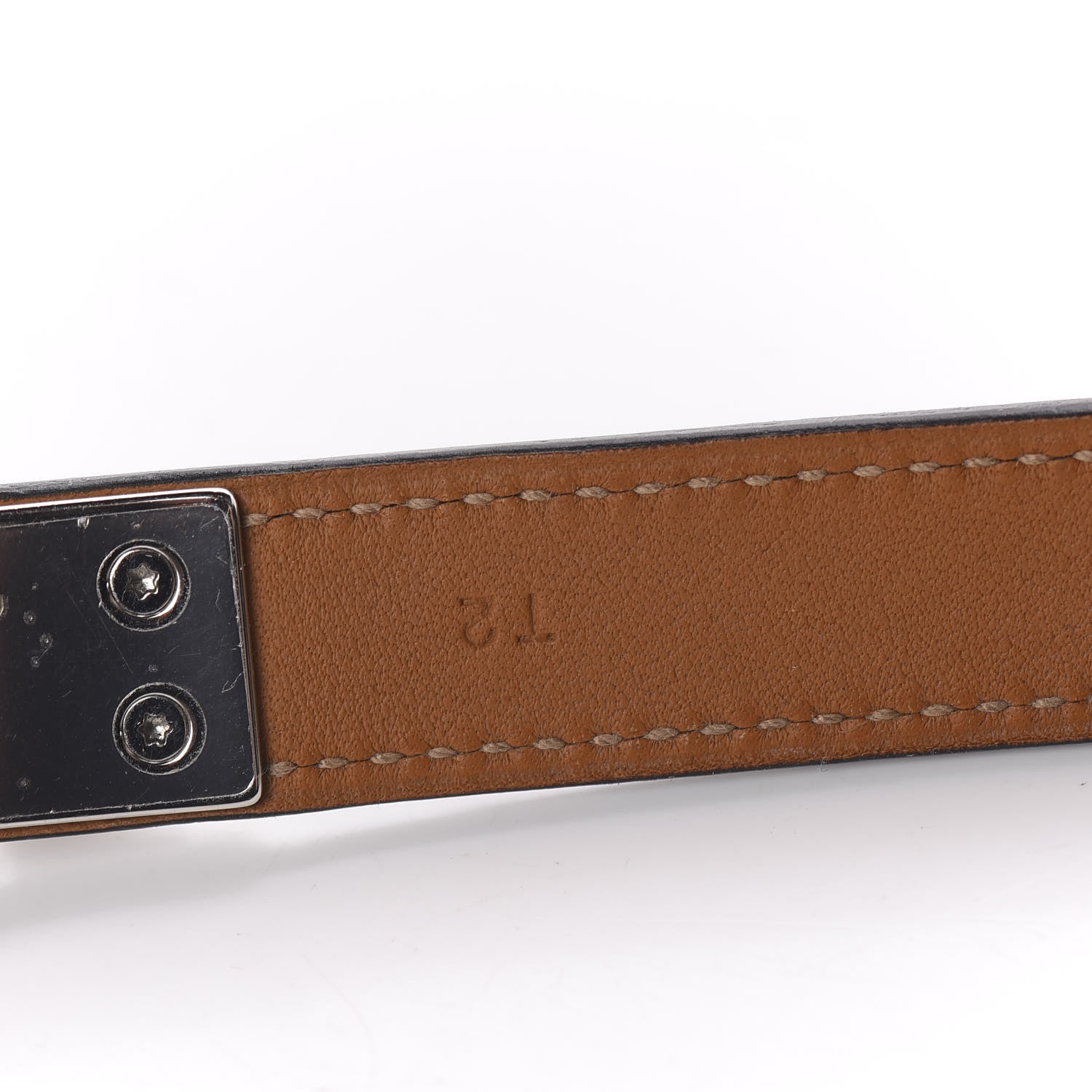 Hermes Box Drag Double Tour Bracelet T2 Black 7 of 8