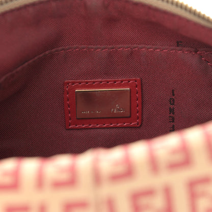 Fendi Zucchino Vitello Hobo Beige Rosso 6 of 11