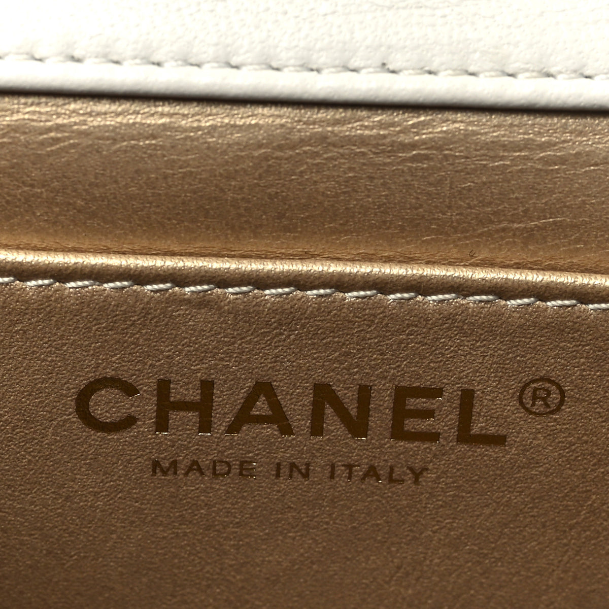 Chanel Goatskin Quilted Chic Pearls Flap White 6 of 10