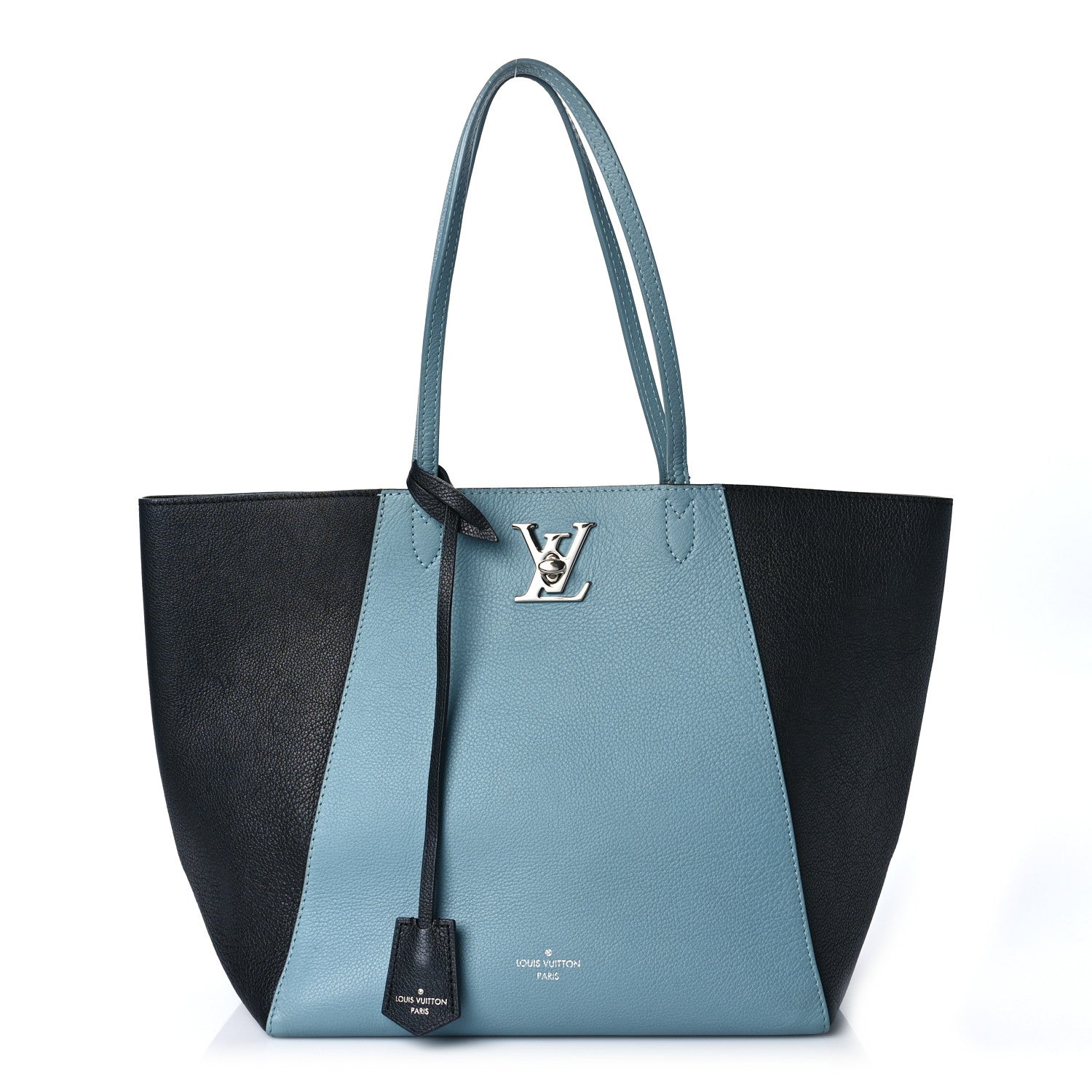Louis Vuitton Calfskin Lockme Cabas Sky Black 1 of 11