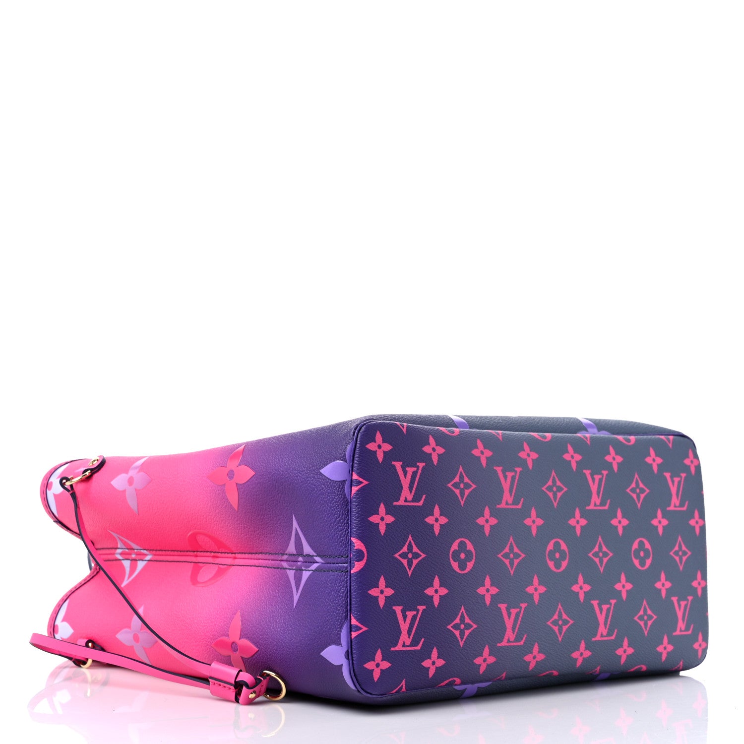 Louis Vuitton Monogram Giant Spring In The City Neverfull MM Midnight Fuchsia 4 of 9