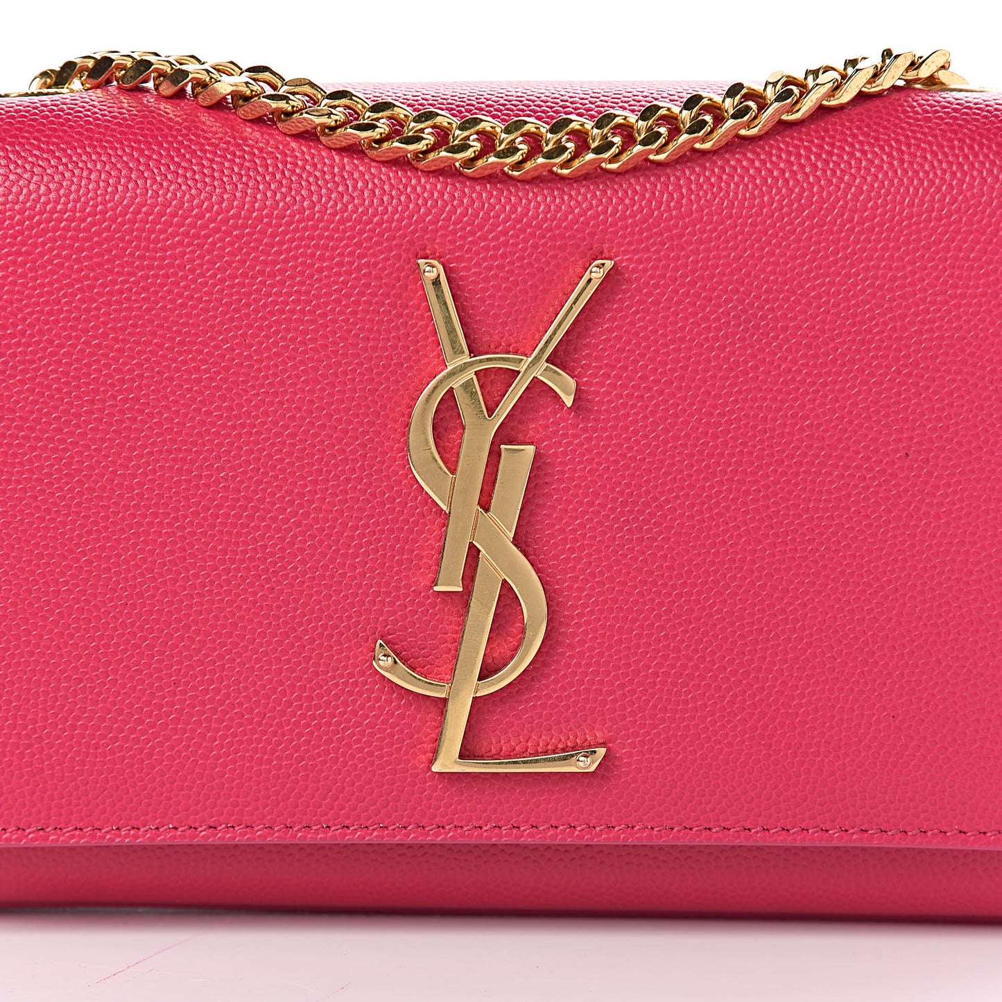 Grain De Poudre Small Monogram Kate Satchel Bubblegum