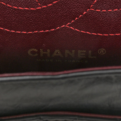 Chanel Aged Calfskin Quilted 2.55 Reissue 225 Flap Black 7 of 11