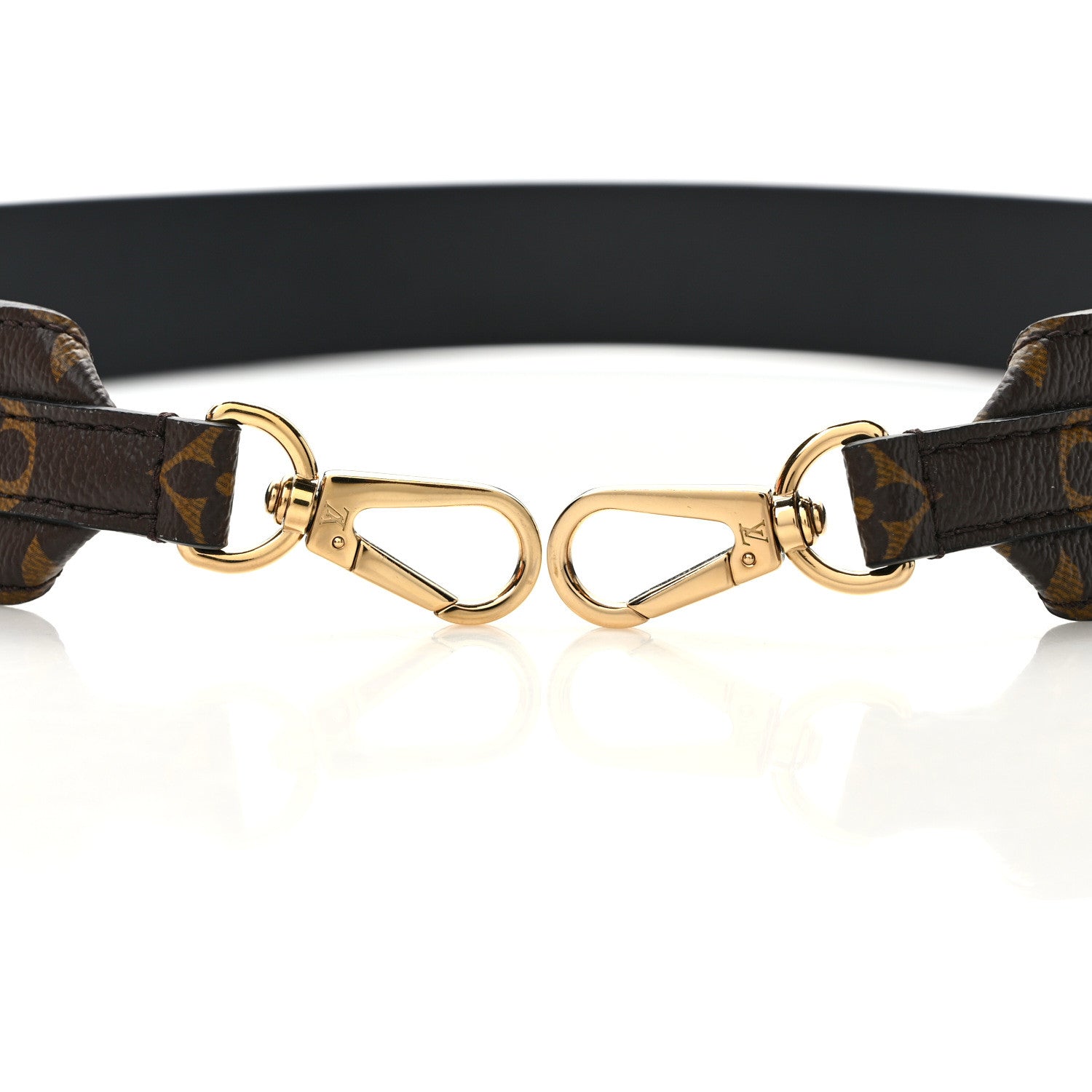 Louis Vuitton Monogram Bandouliere Shoulder Strap Black 3 of 5