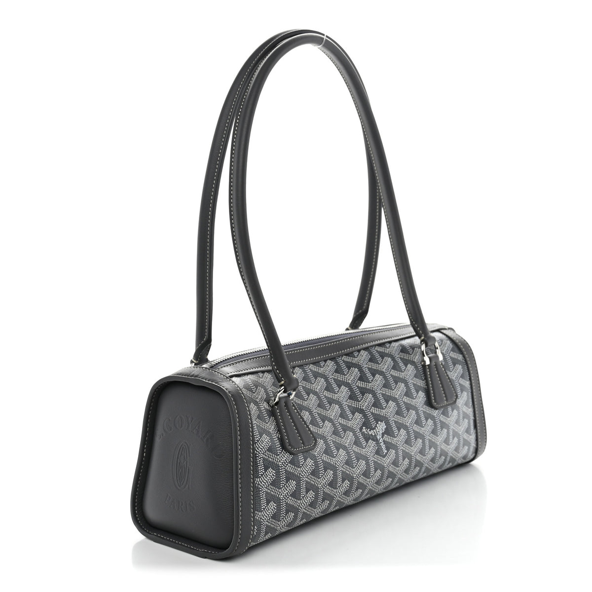 Goyardine Bonbonniere Bag Grey