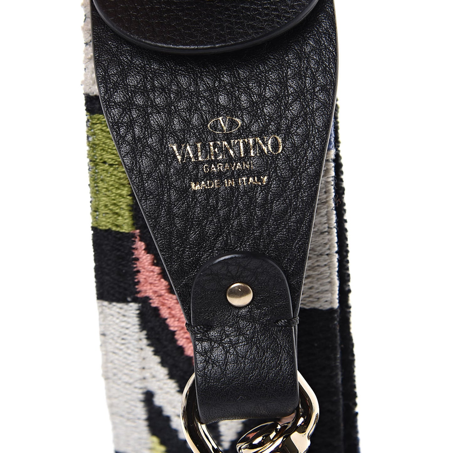 Canvas Native Couture Embroidered Rockstud Guitar Strap