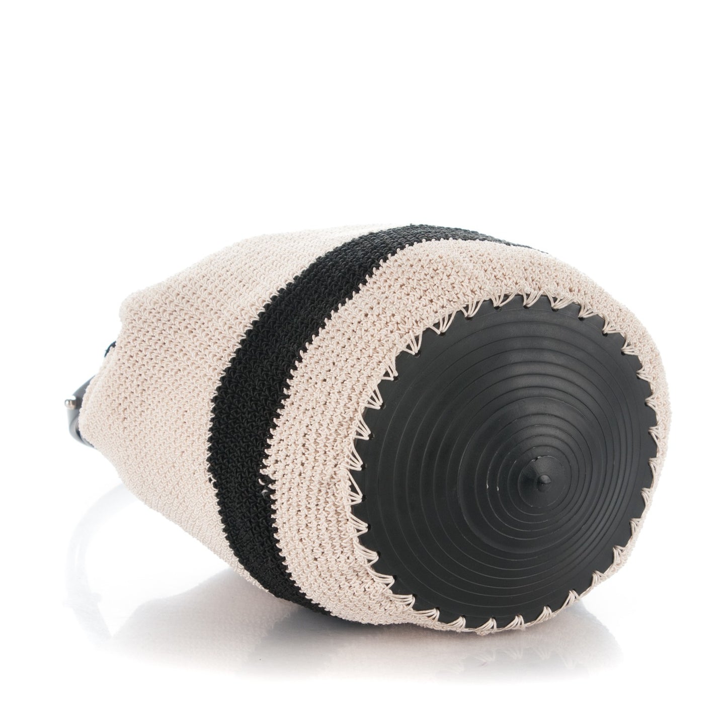 Crochet Knitting Bag Beige