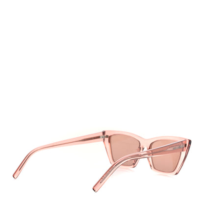 Saint Laurent Acetate Mica Cat Eye Sunglasses SL 276 Pink 4 of 8
