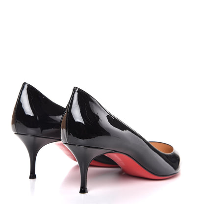 Christian Louboutin Patent Pigalle Follies 55 Pumps 39 Black 4 of 8