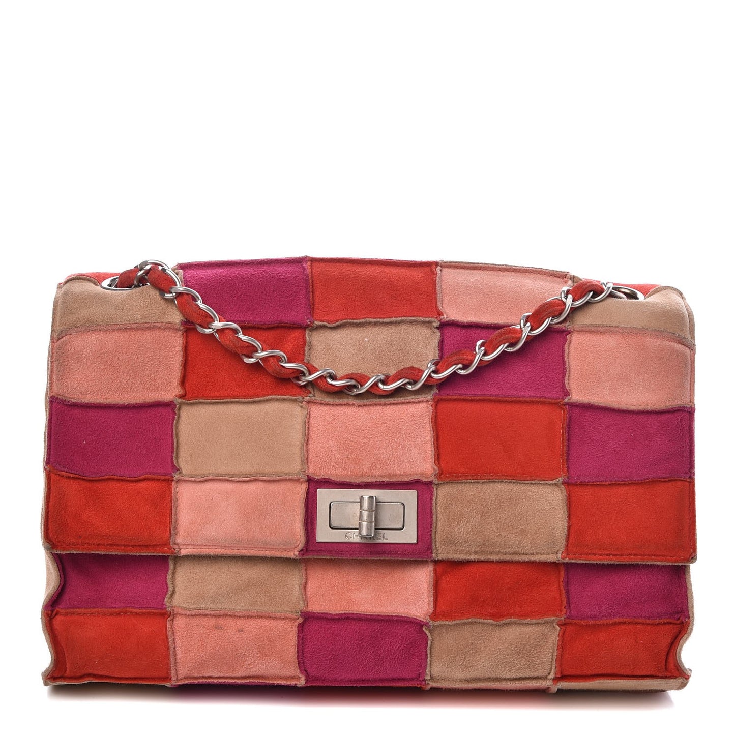 Suede Patchwork Medium Mademoiselle Flap Multicolor
