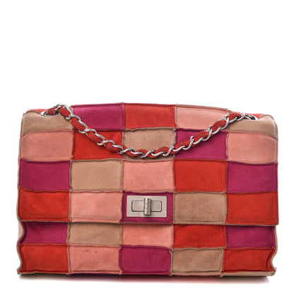 Chanel Suede Patchwork Medium Mademoiselle Flap Multicolor 1 of 11