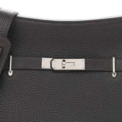 Hermes Taurillon Clemence Jypsiere 28 Chocolate 8 of 11