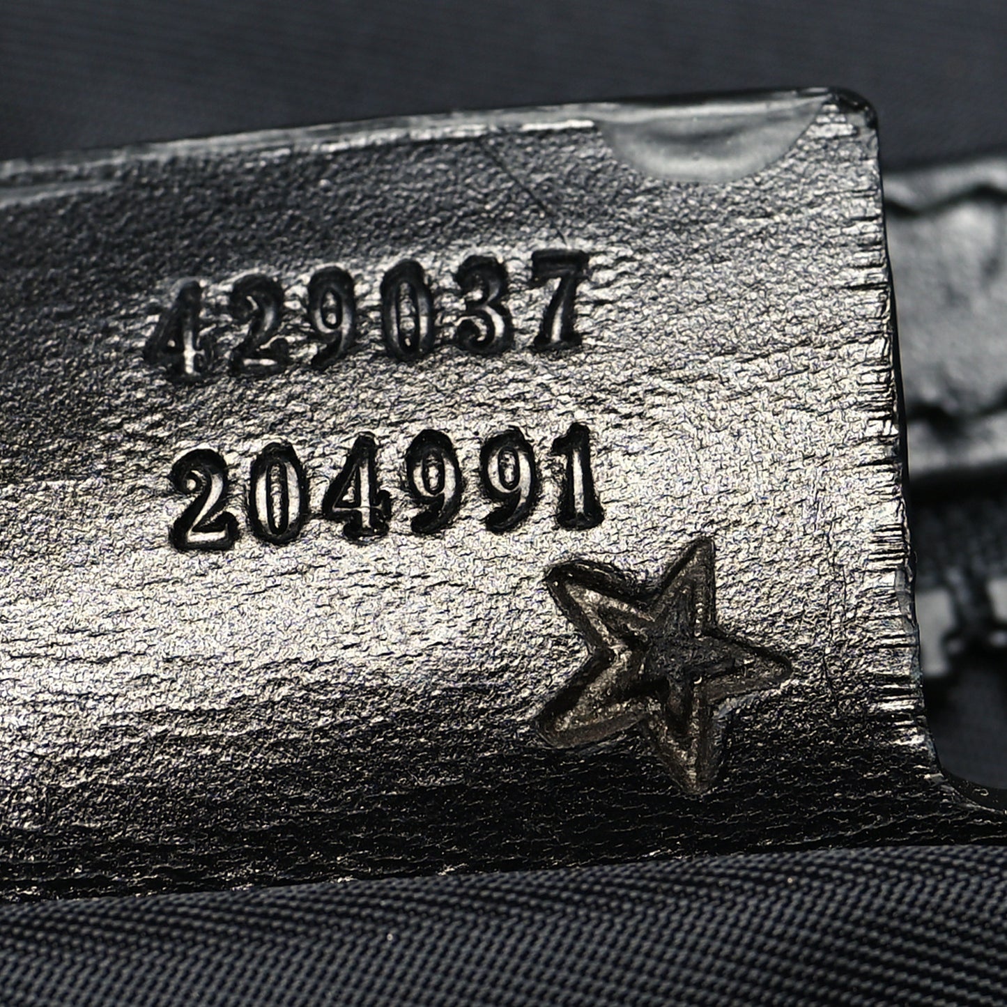 Mesh Web Hollywood Embroidered Double Buckle Backpack Black Multicolor