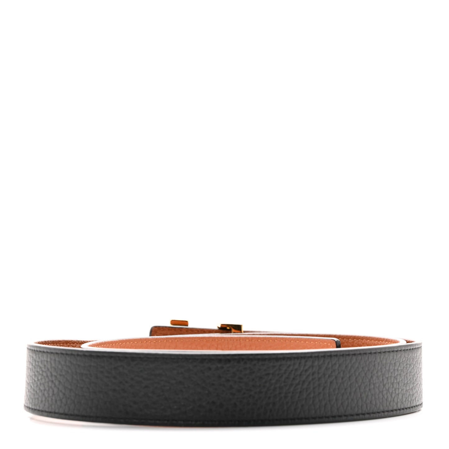 Taurillon Calfskin 30mm LV Initiales Reversible Belt 90 36 Black