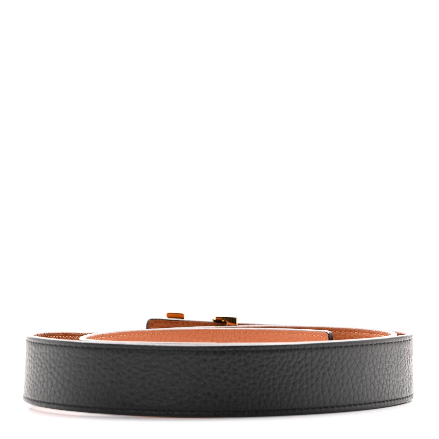 Louis Vuitton Taurillon Calfskin 30mm LV Initiales Reversible Belt 90 36 Black 2 of 9