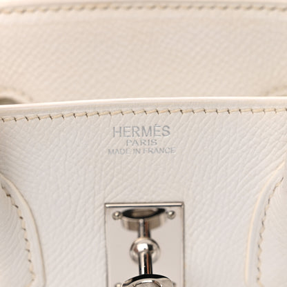 Hermes Epsom Birkin 25 White 6 of 20