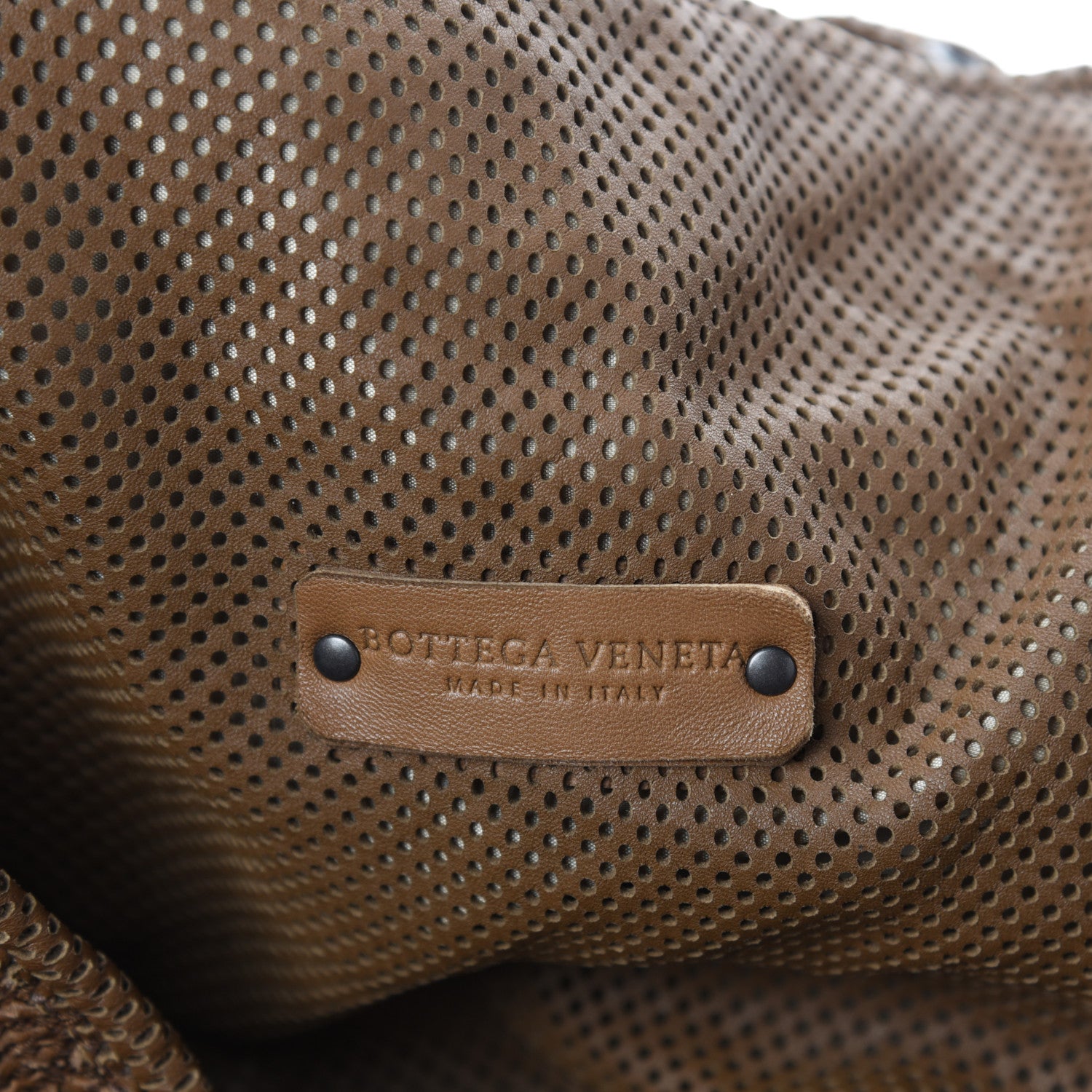Bottega Veneta Nappa Intrecciato Perforated Tote Noce 7 of 10