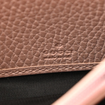 Gucci Pebbled Calfskin Butterfly Continental Wallet Perfect Pink 6 of 13