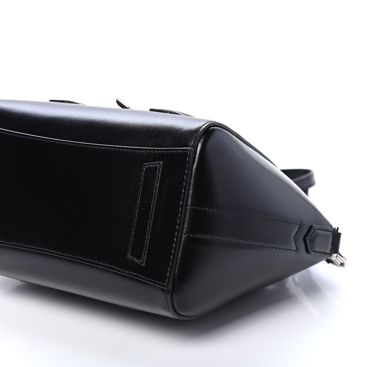 Givenchy Box Calfskin Mini Lock Antigona Shoulder Bag Black 9 of 9