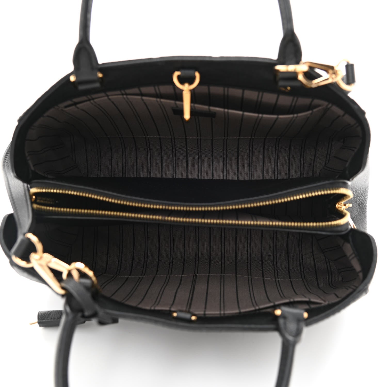 Louis Vuitton Empreinte Montaigne MM Black 5 of 7