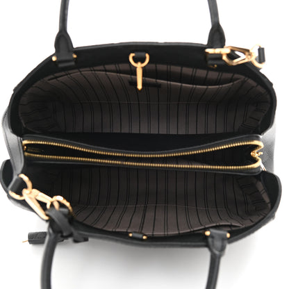 Louis Vuitton Empreinte Montaigne MM Black 5 of 7