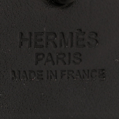 Hermes Military Toile Vache Hunter Herbag Zip Retourne 31 PM Black Ebene 8 of 10