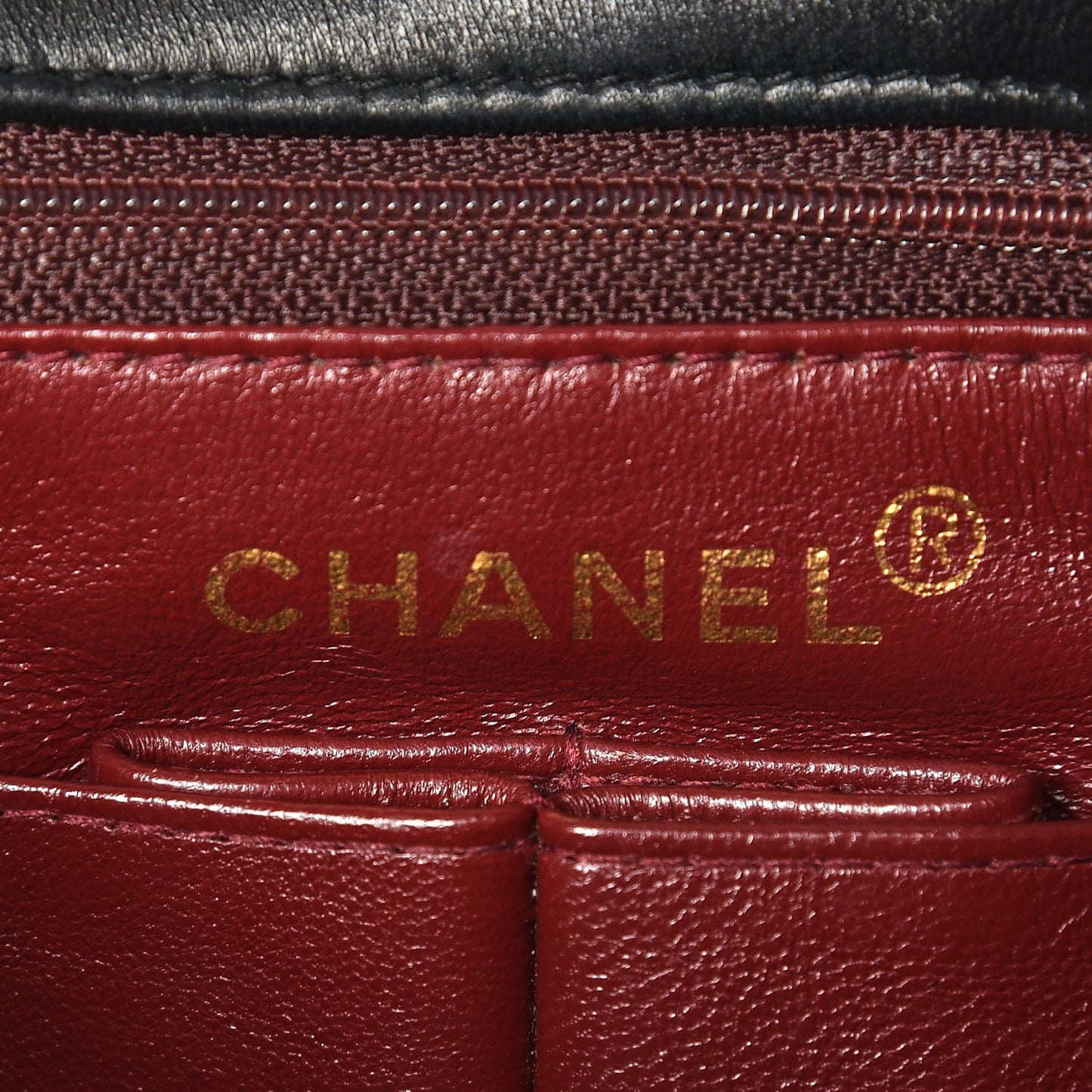 Lambskin Quilted Small Flap Black