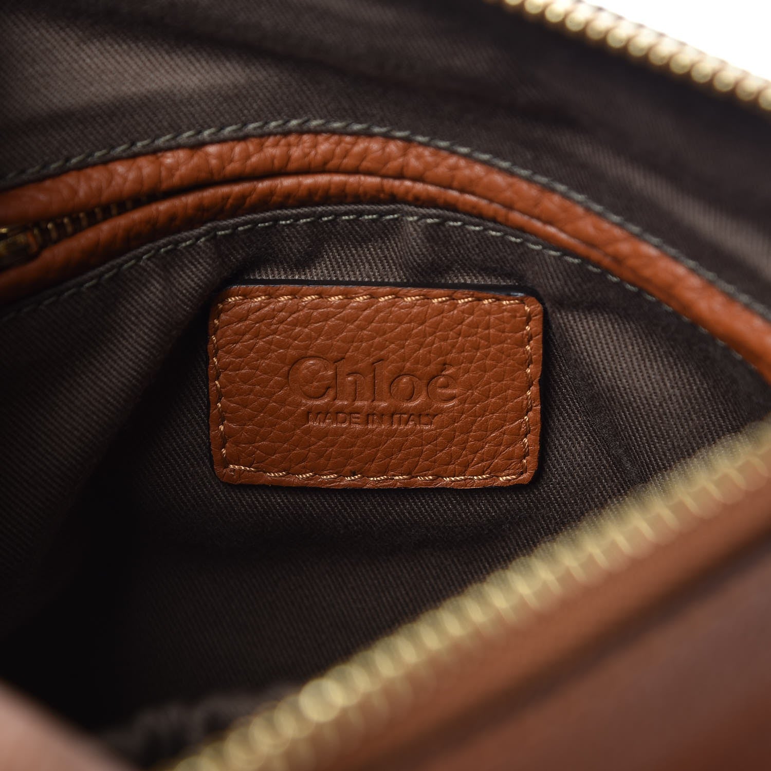 Chloe Calfskin Medium Marcie Satchel Tan 7 of 8