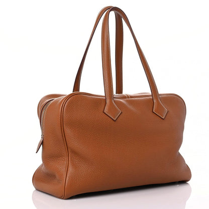 Hermes Taurillon Clemence Victoria II 35 Gold 2 of 9