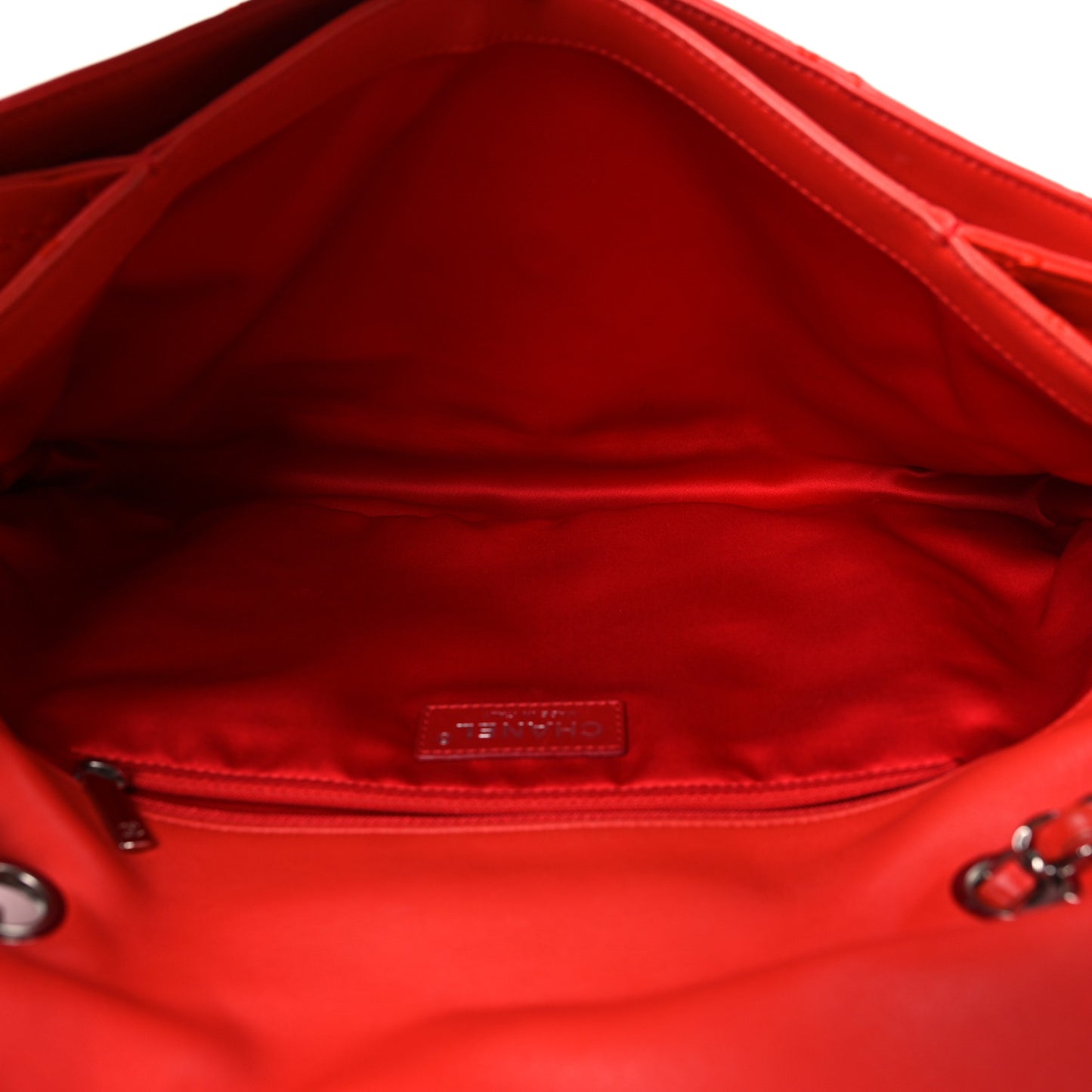 Calfskin Ultimate Stitch Large Flap Red