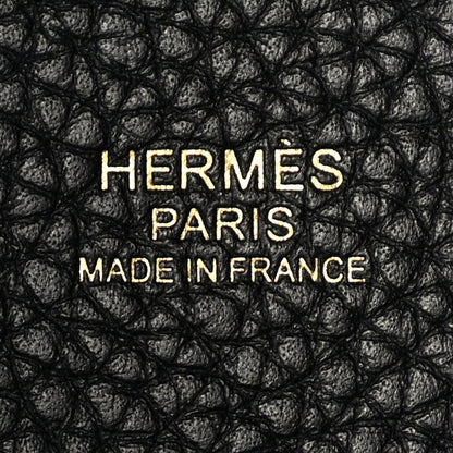 Hermes Taurillon Clemence Picotin Lock 22 MM Black 6 of 9