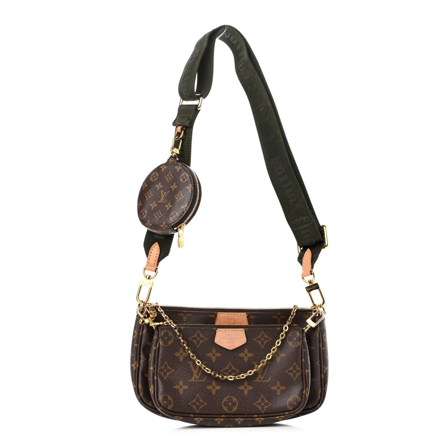 Monogram Multi Pochette Accessories Kaki