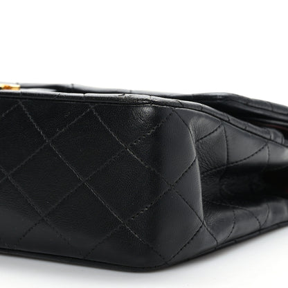 Chanel Lambskin Quilted Medium Double Flap Black 9 of 9